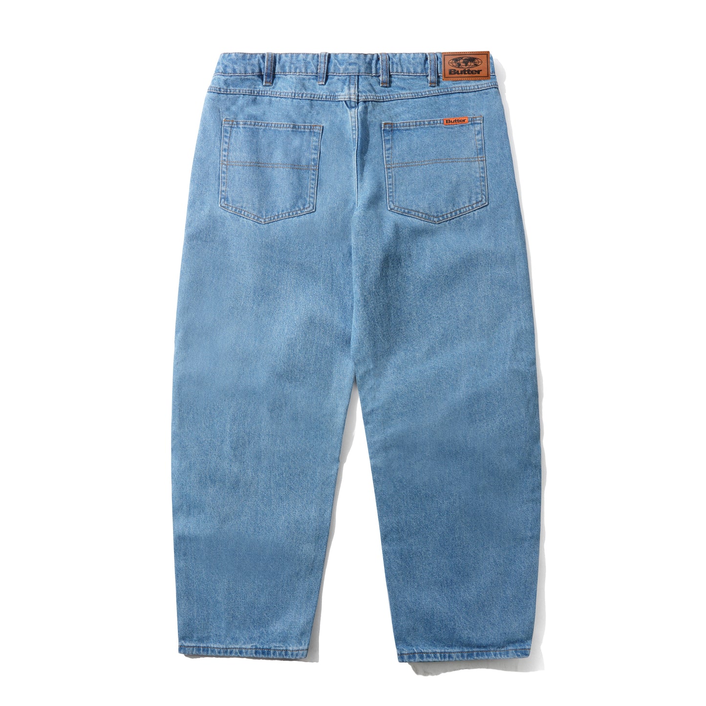 Baggy Denim Jeans - Washed Indigo