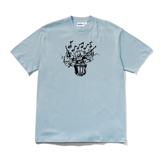 Blaring Tee - Grey Blue
