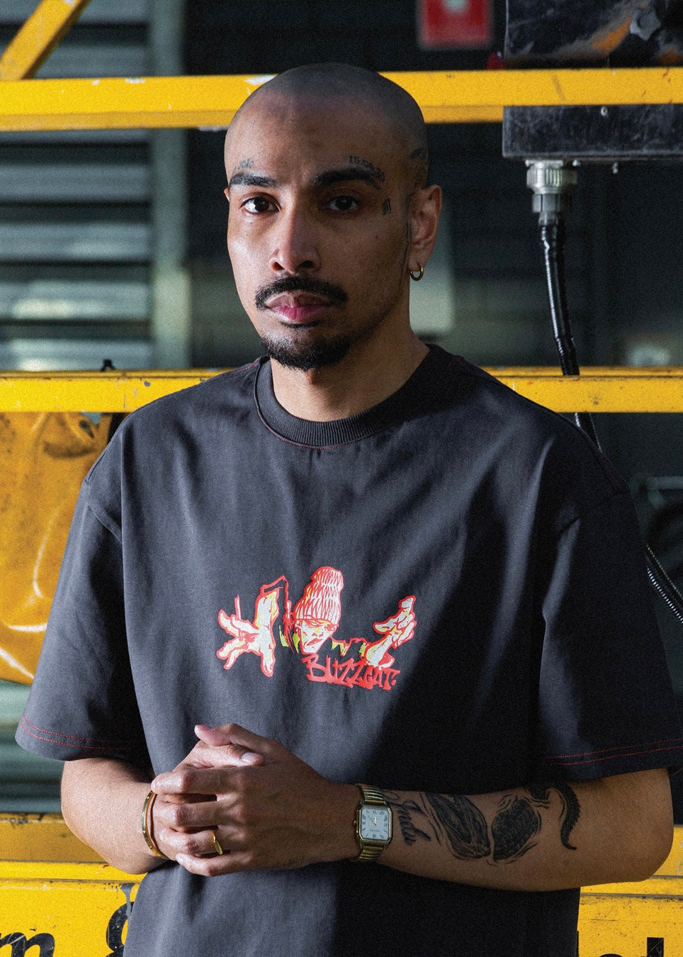 Delinquent Tee - Charcoal