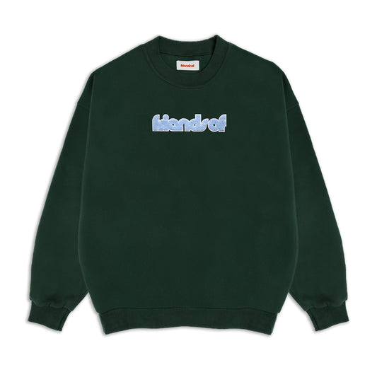 Friends Of 'OG' Crewneck - Forest / Baby Blue