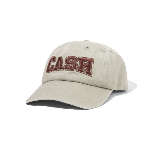 Campus 6 Panel Cap - Washed Grey