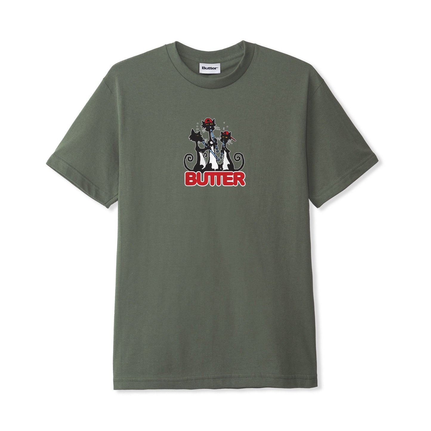 Cats Tee - Army