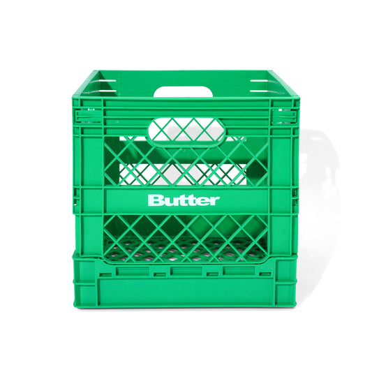 Collapsible Record Crate - Green