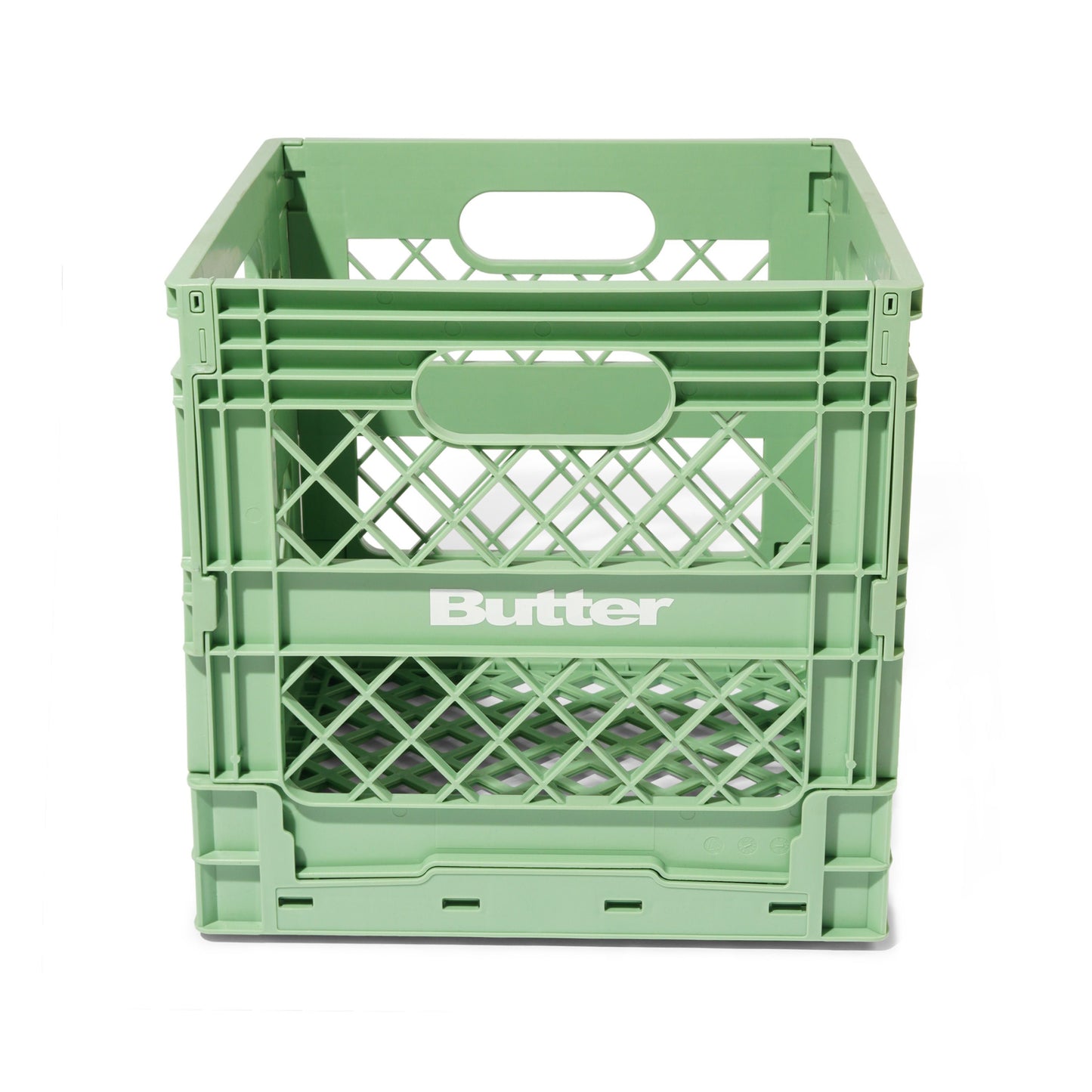 Collapsible Record Crate - Sage