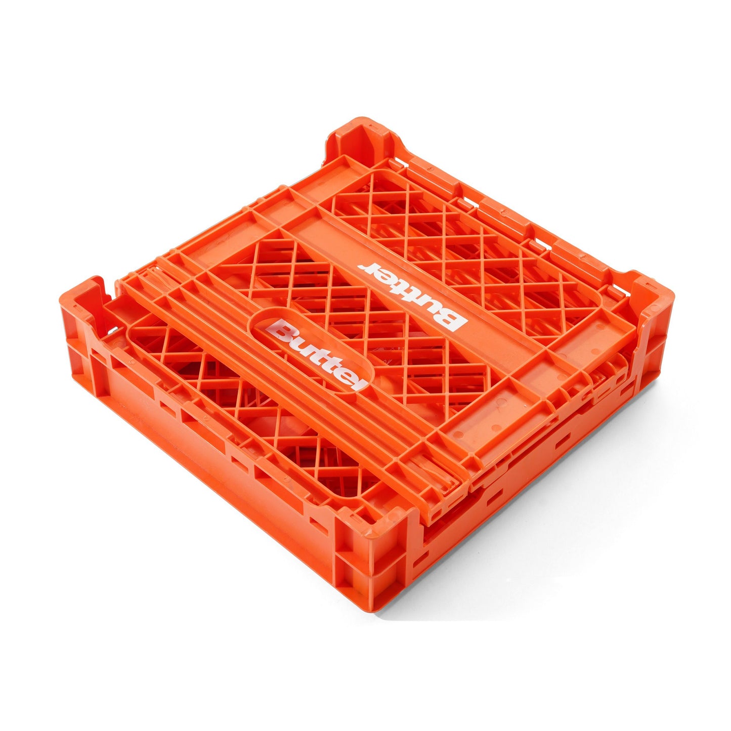 Collapsible Record Crate - Orange