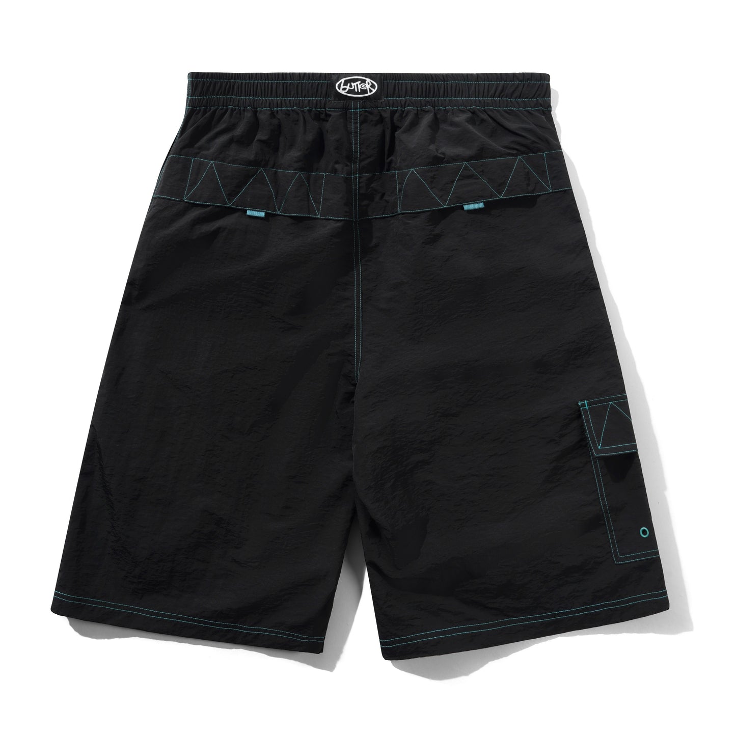 Contrast Boardshorts - Black