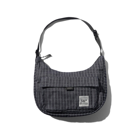 Crossbody Bag - Grid Denim