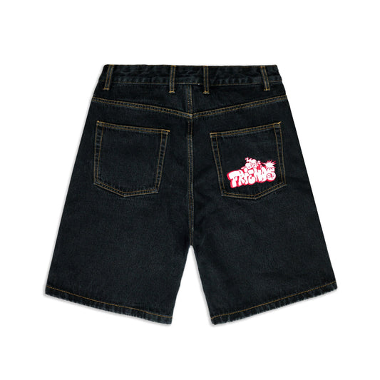 Friends Of 'Ghost' Denim Short - Washed Black