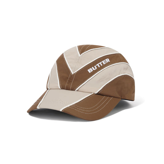 Diamond 6 Panel Cap - Chocolate/Tan