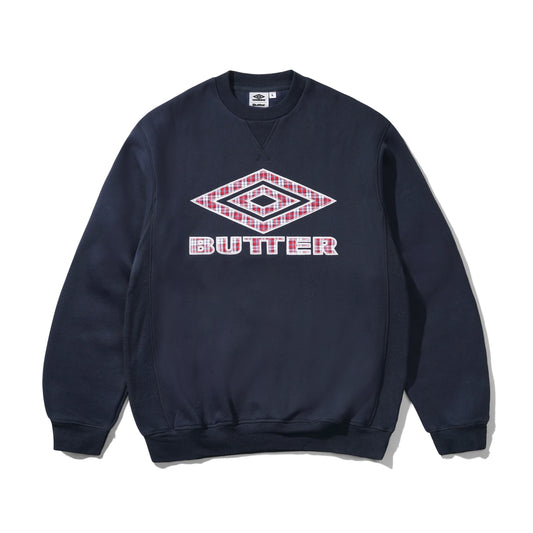 Diamond Applique Crewneck - Navy