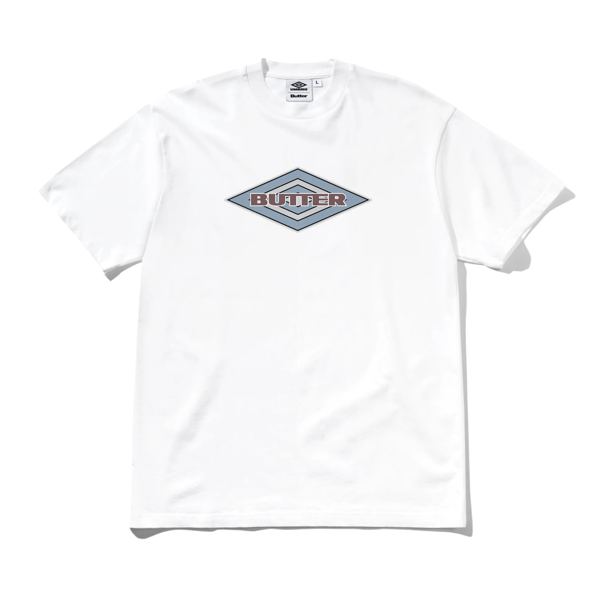 Diamond Logo Tee - White/Blue