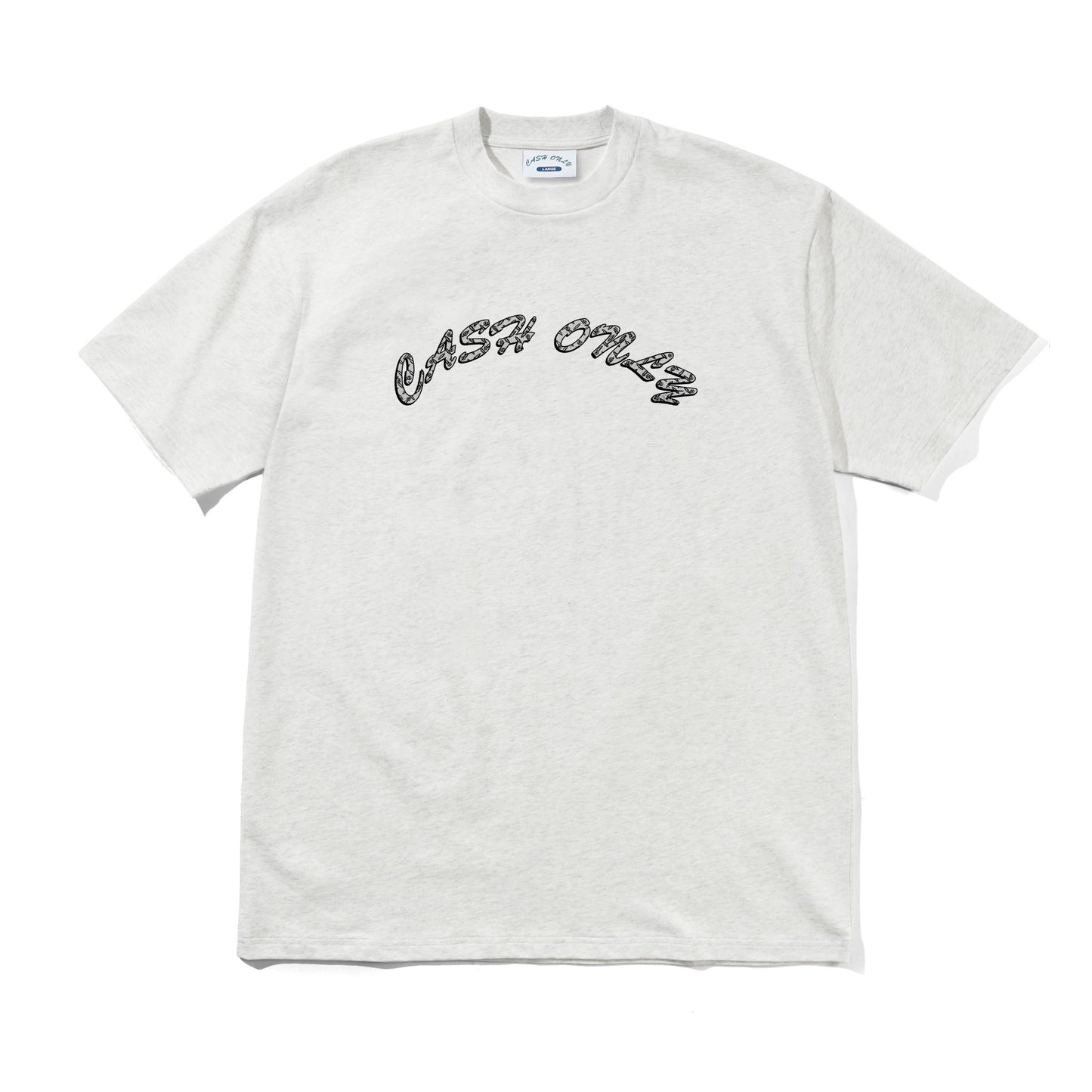 Diamond Plate Logo Tee - Ash