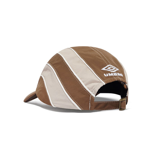 Diamond 6 Panel Cap - Chocolate/Tan