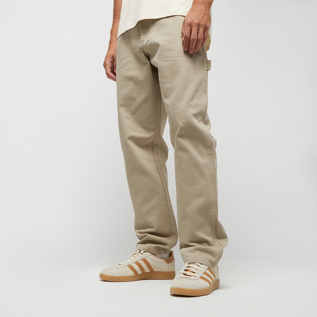 Canvas Utility Carpenter Pants - Desert Sand