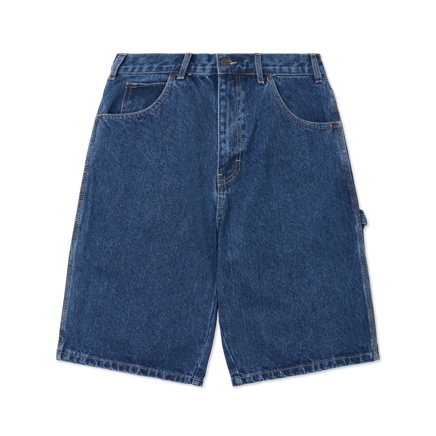 Dickies - 11" Relaxed Fit Carpenter Denim Short - Stone Washed Indigo