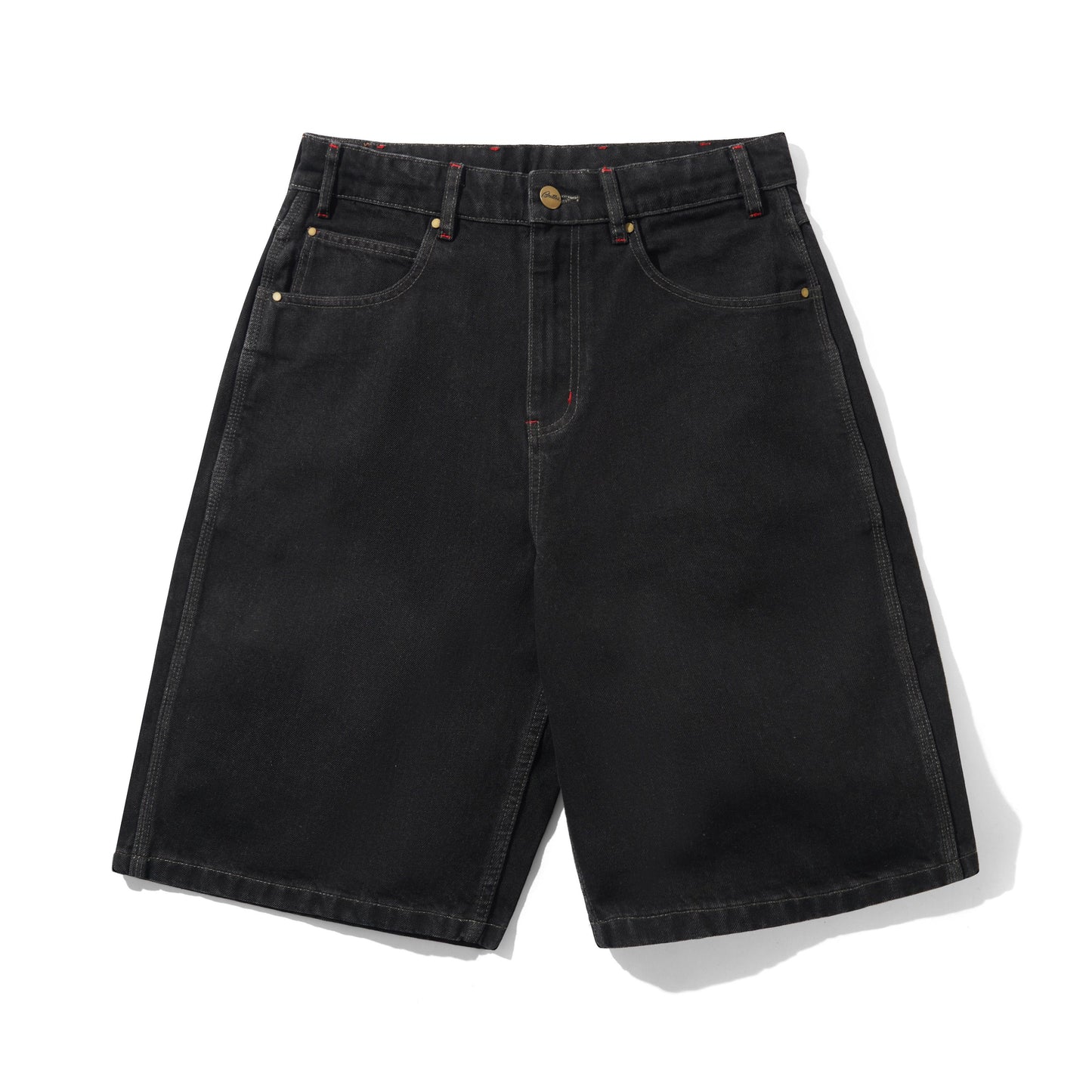 Dragon Denim Shorts - Washed Black