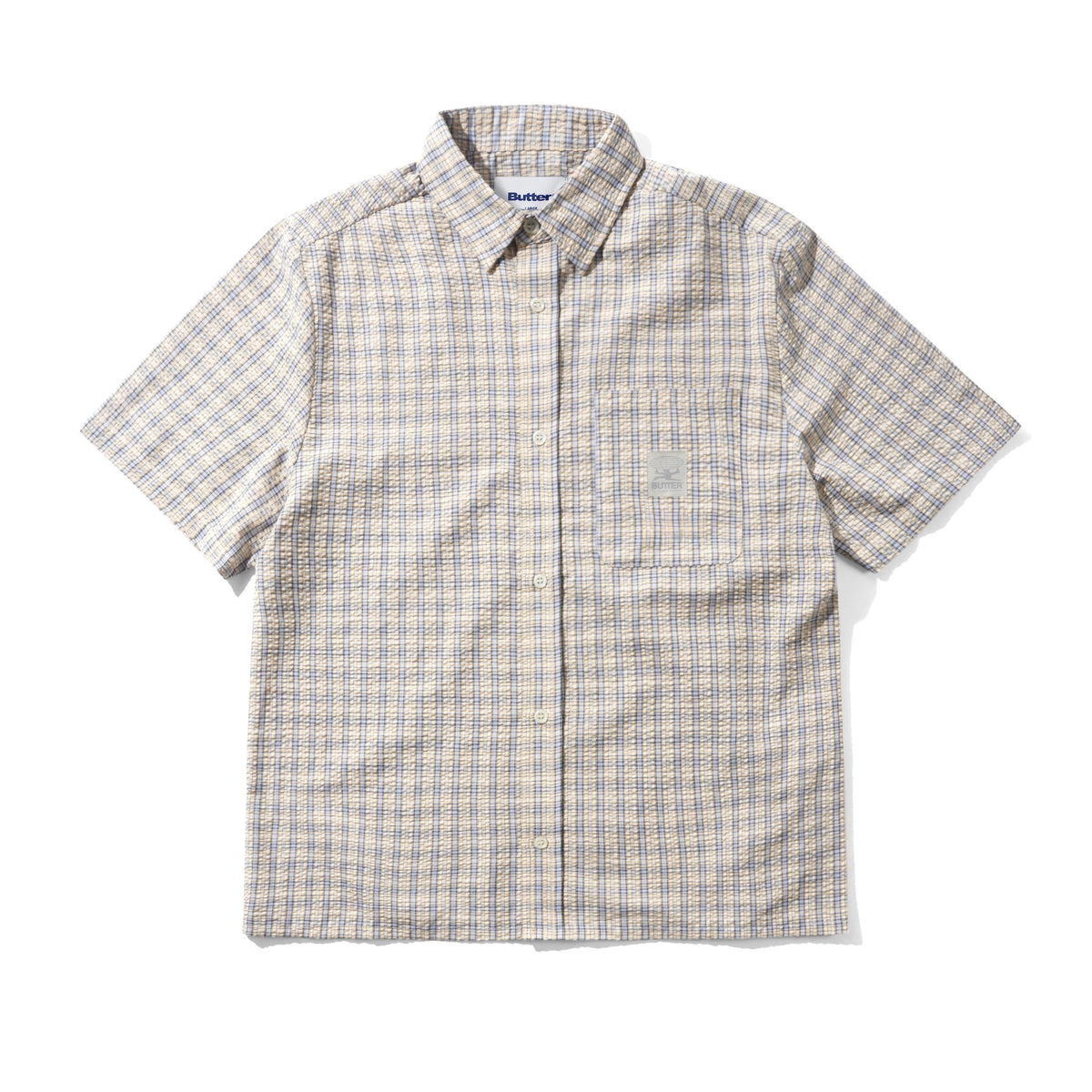 Equipment S/S Shirt - Blue/Yellow