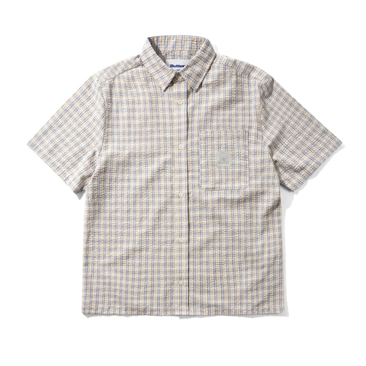 Equipment S/S Shirt - Blue/Yellow
