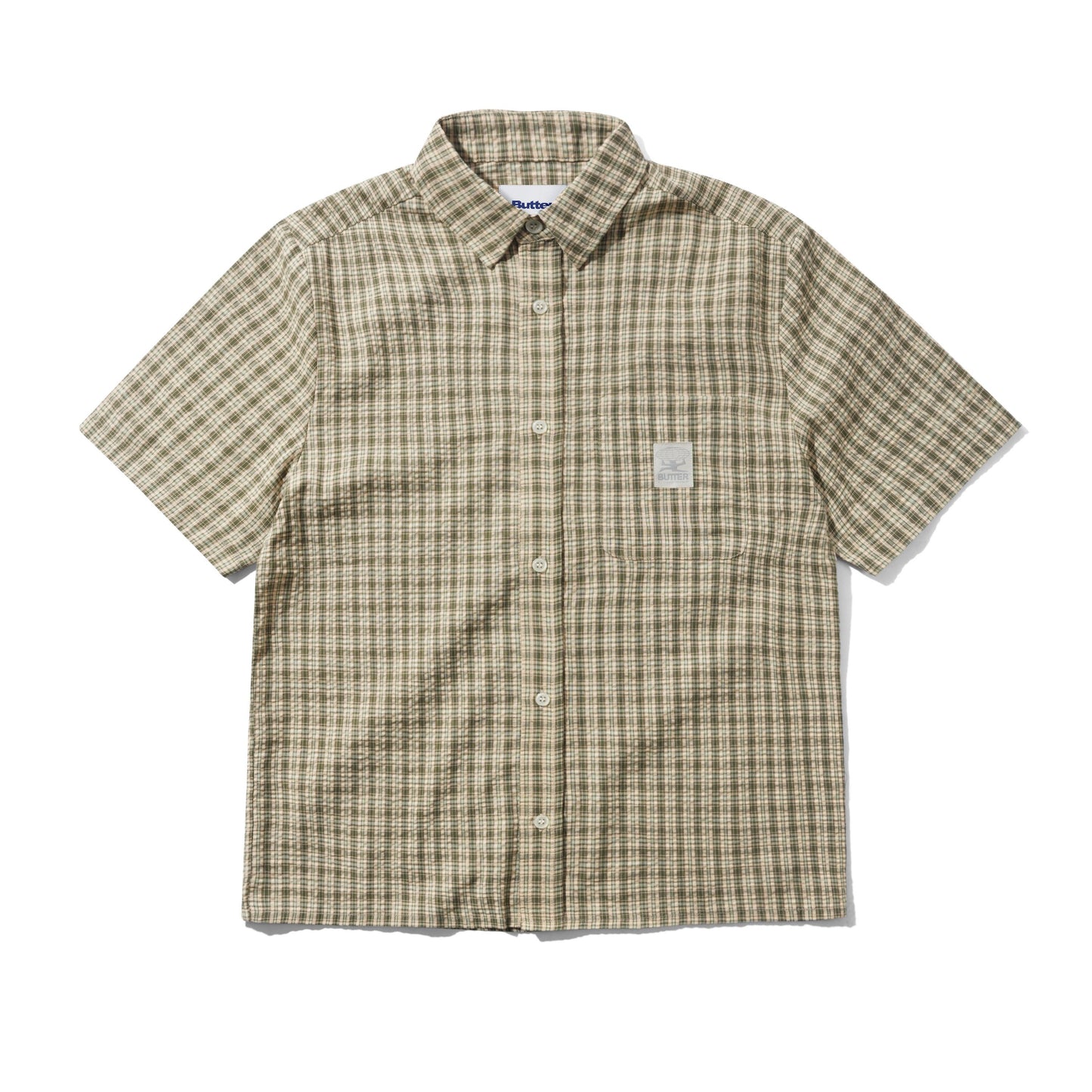 Equipment S/S Shirt - Moss / Yellow