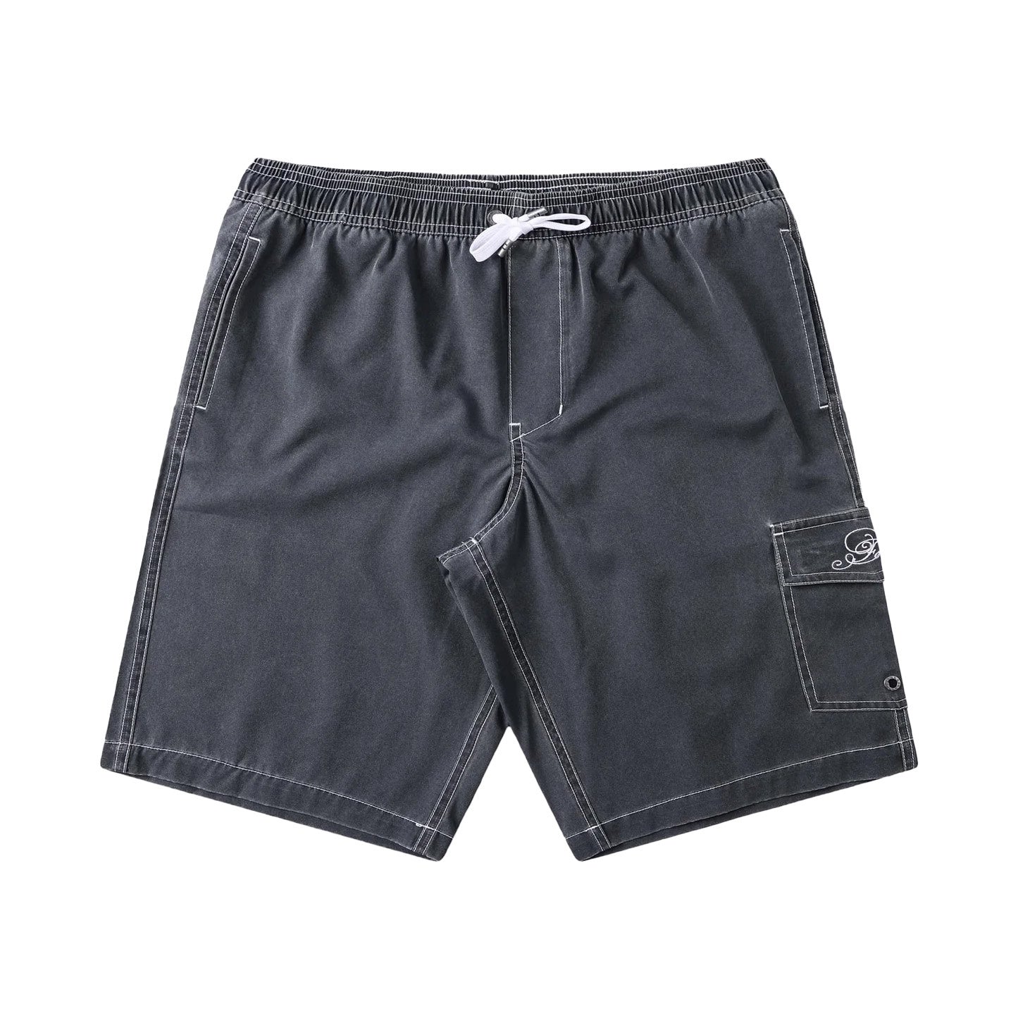 Swans Cargo 21' Swim Trunk - Washed Black