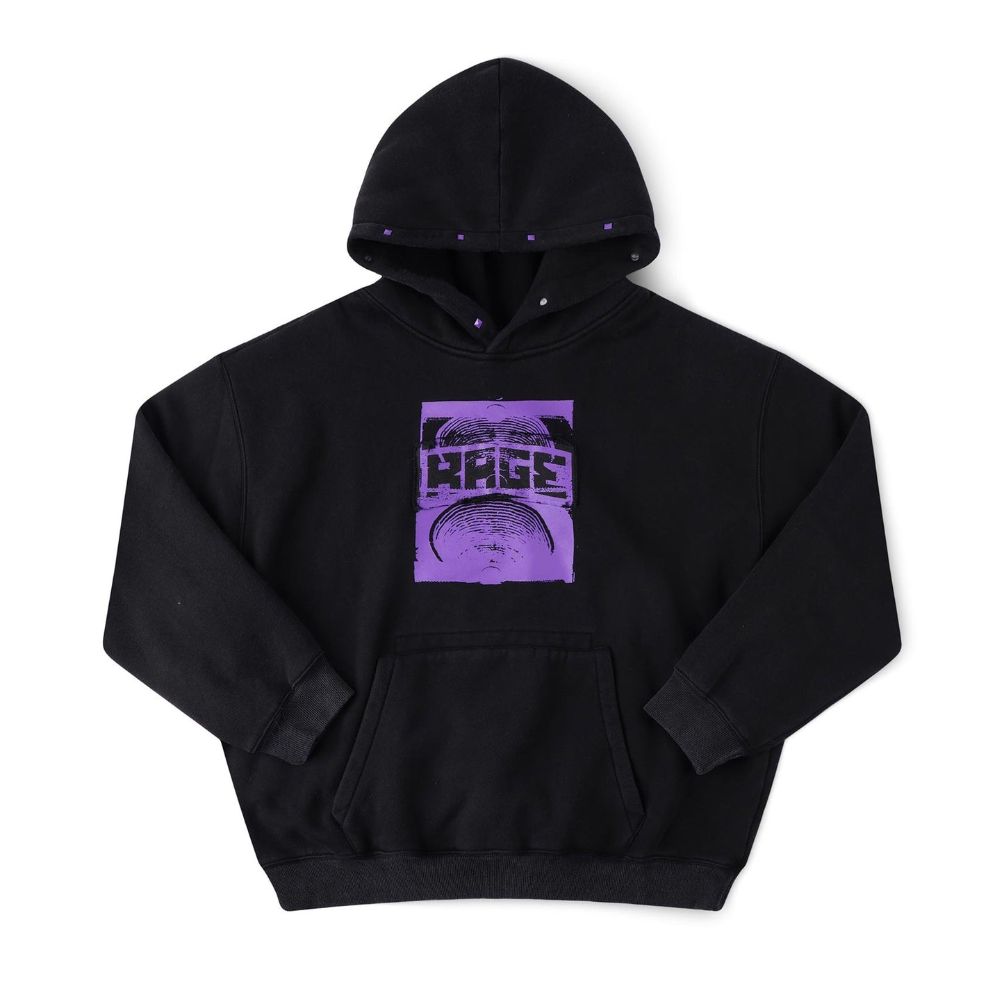 Rage Corp Boxy Hood - Merch Black