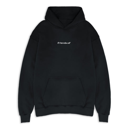 Friends Of 'Micro Logo' Hoody - Black