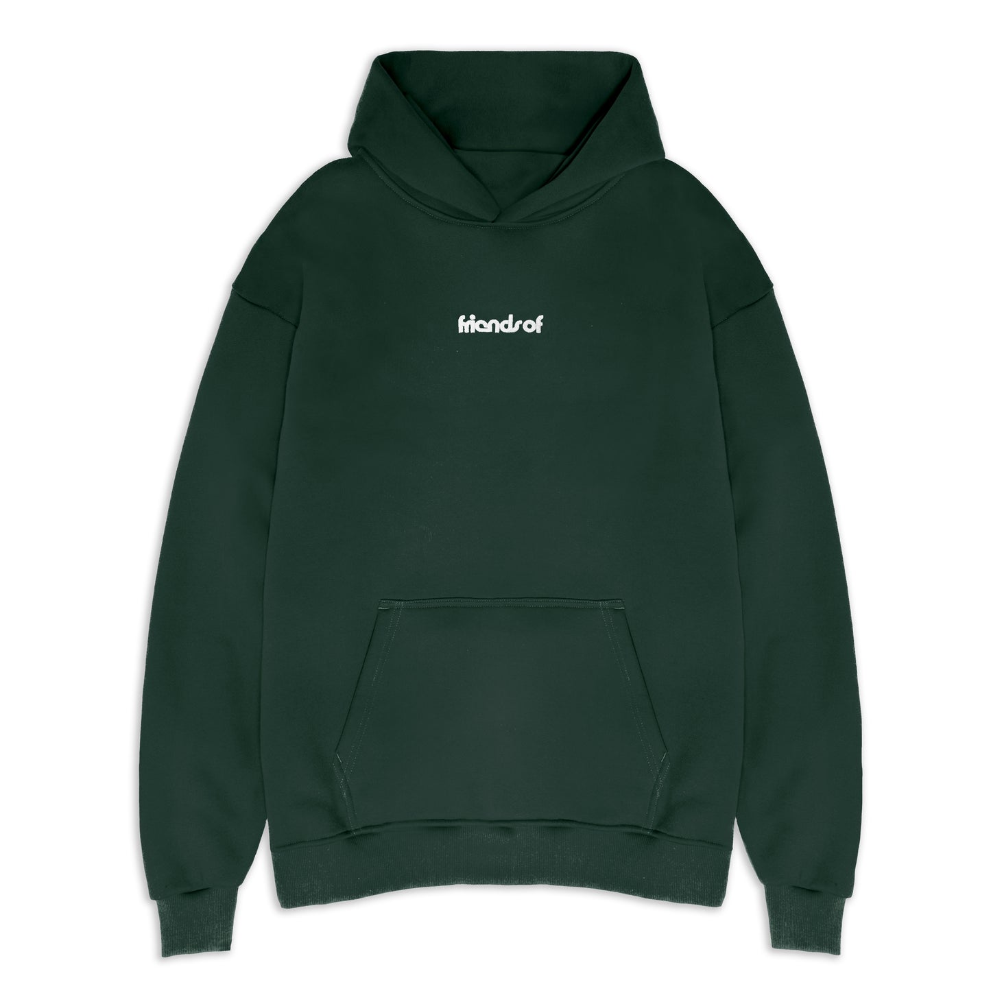 Friends Of 'Logo' Hoody - Forest Green