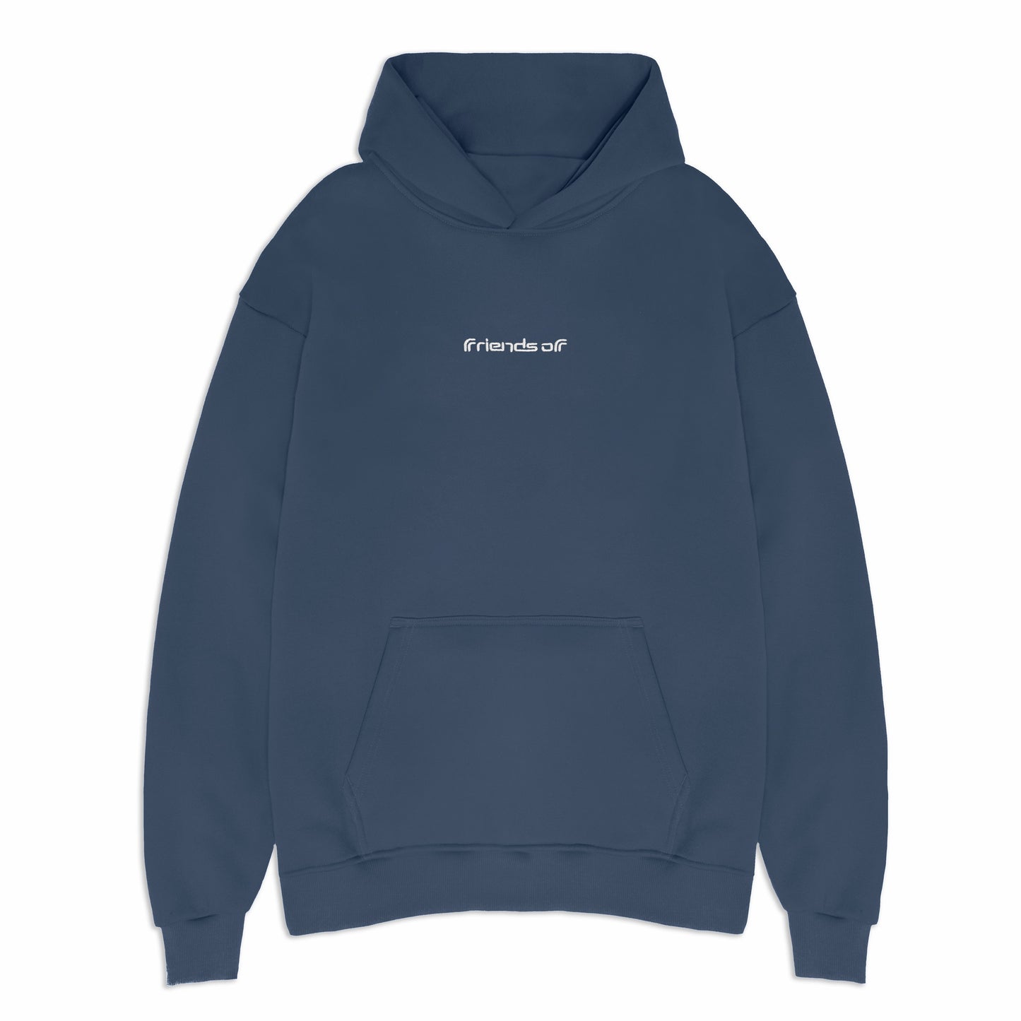 Friends Of 'Micro Logo' Hoody - Washed Blue
