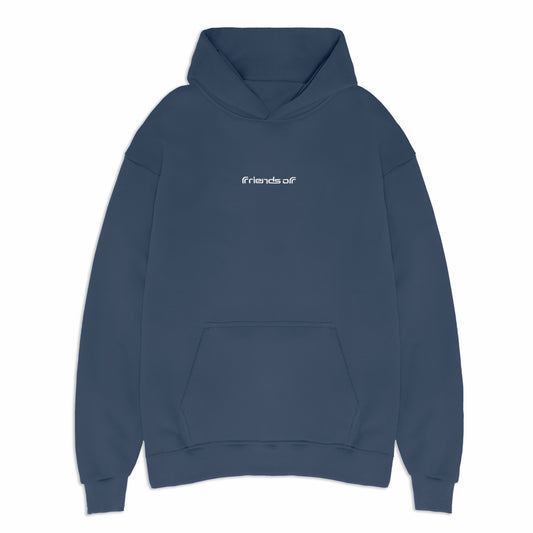 Friends Of 'Micro Logo' Hoody - Washed Blue