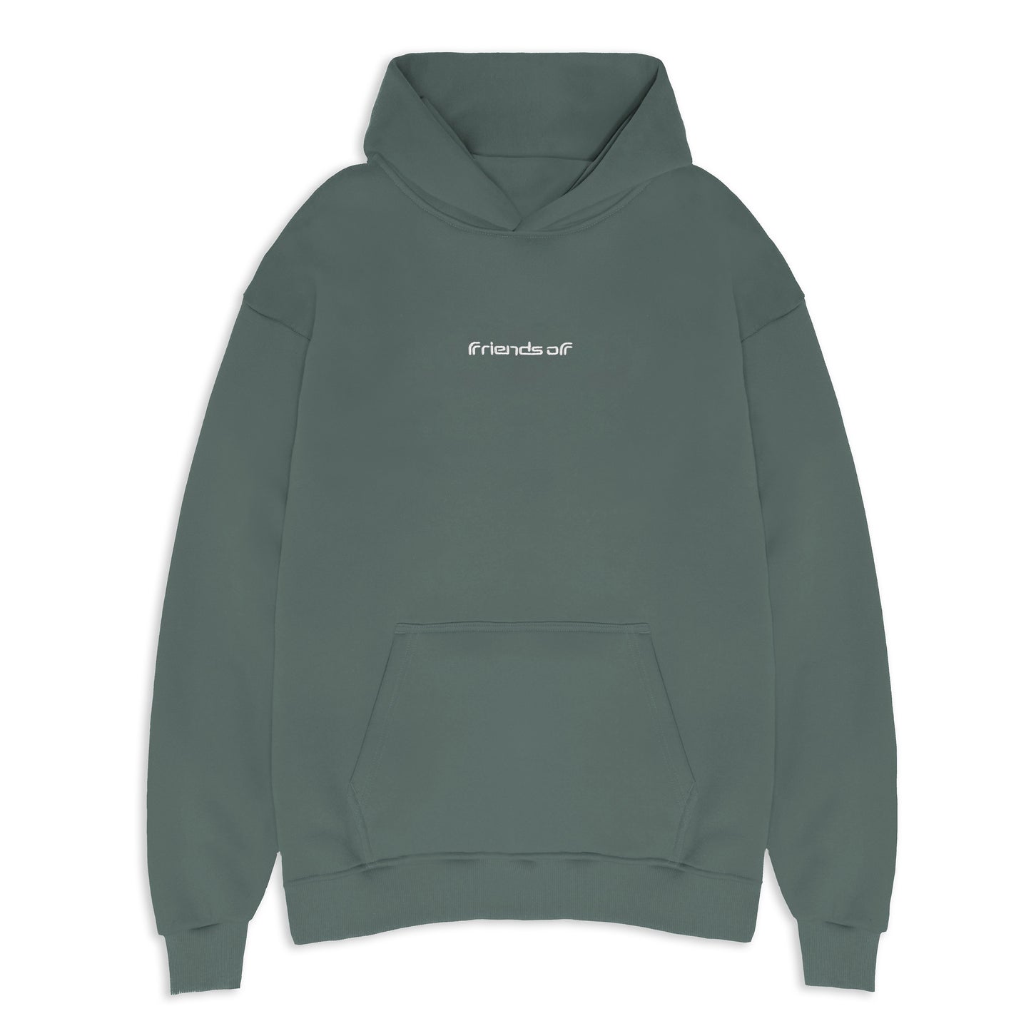 Friends Of 'Micro Logo' Hoody - Washed Green