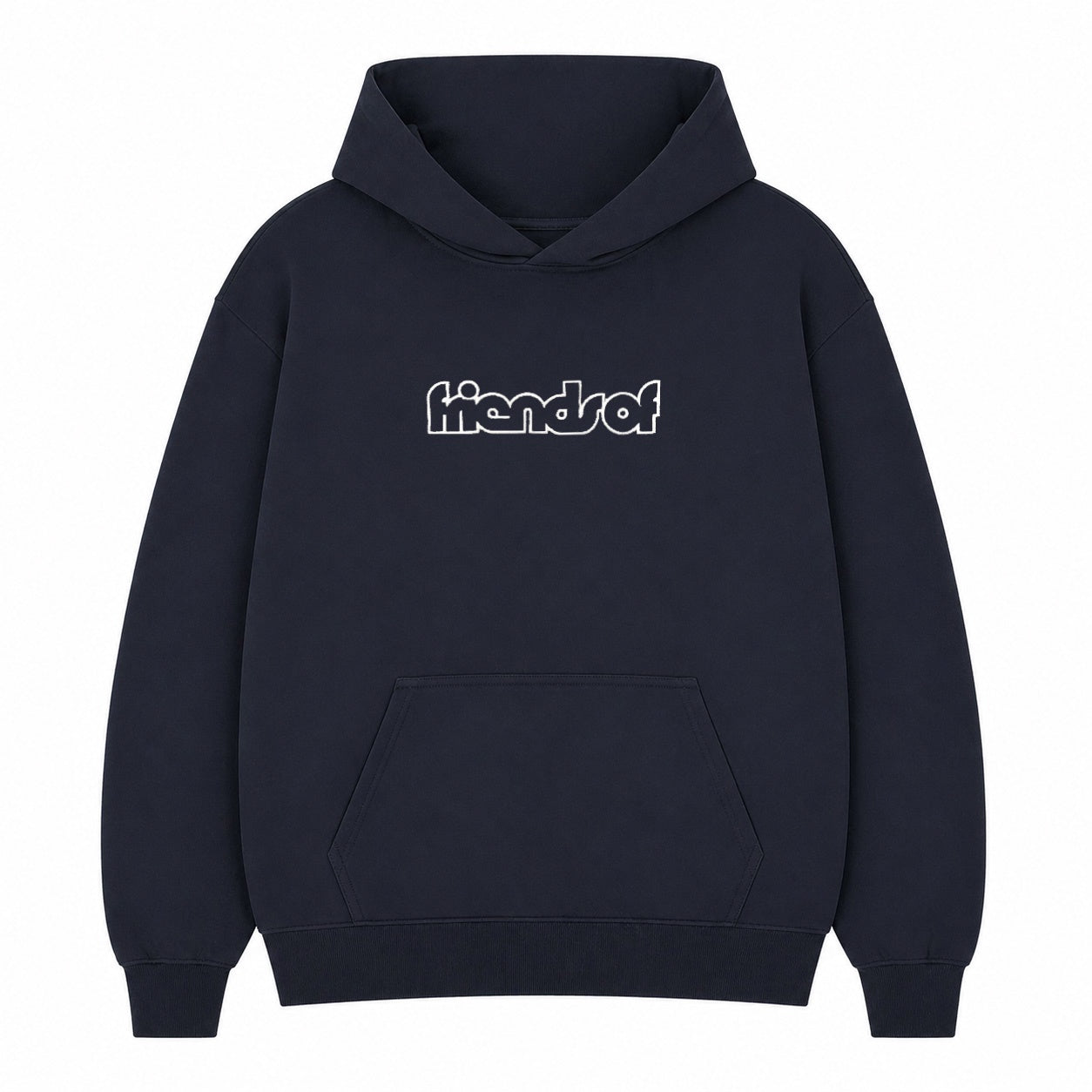 Friends Of 'Keyline Logo' Hoody - Dark Navy
