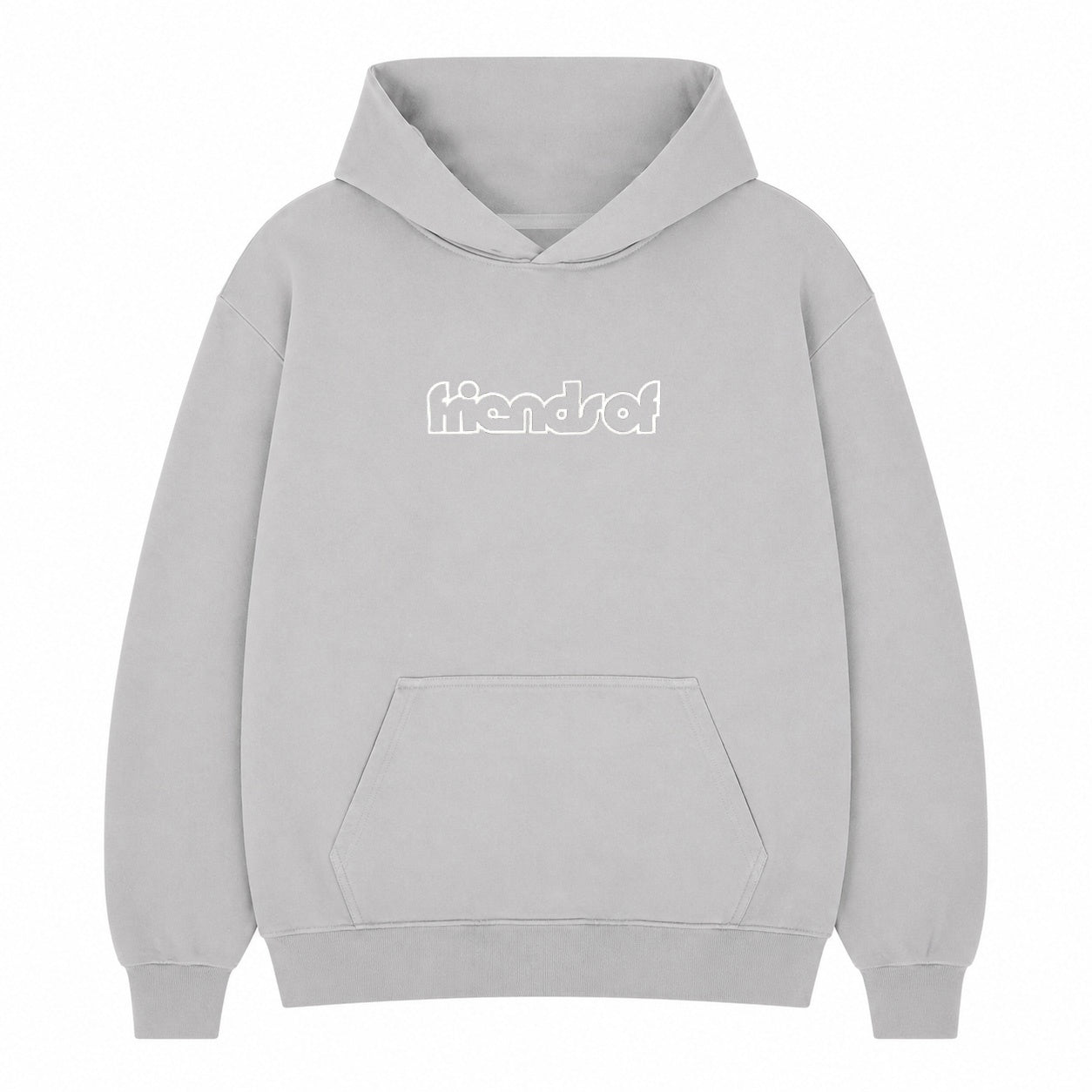 Friends Of 'Keyline Logo' Hoody - Nimbus Grey