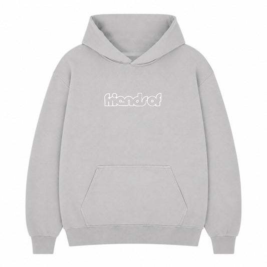 Friends Of 'Keyline Logo' Hoody - Nimbus Grey