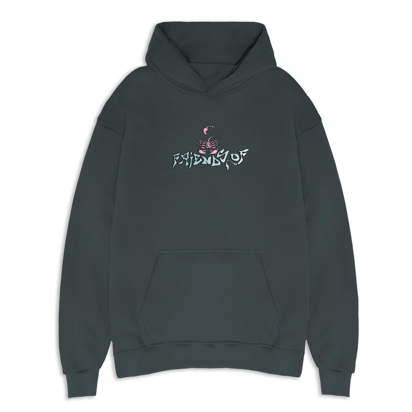 Friends Of 'Scorpion' Hoody - Charcoal