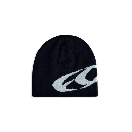 'FO' Skull Beanie - Black