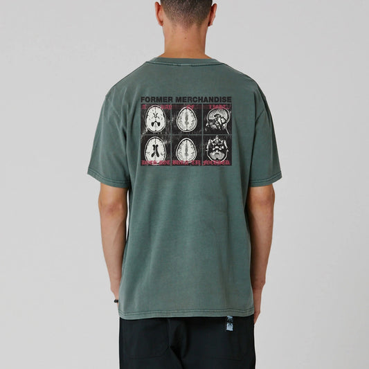 Brain Scan T-Shirt - Washed Green