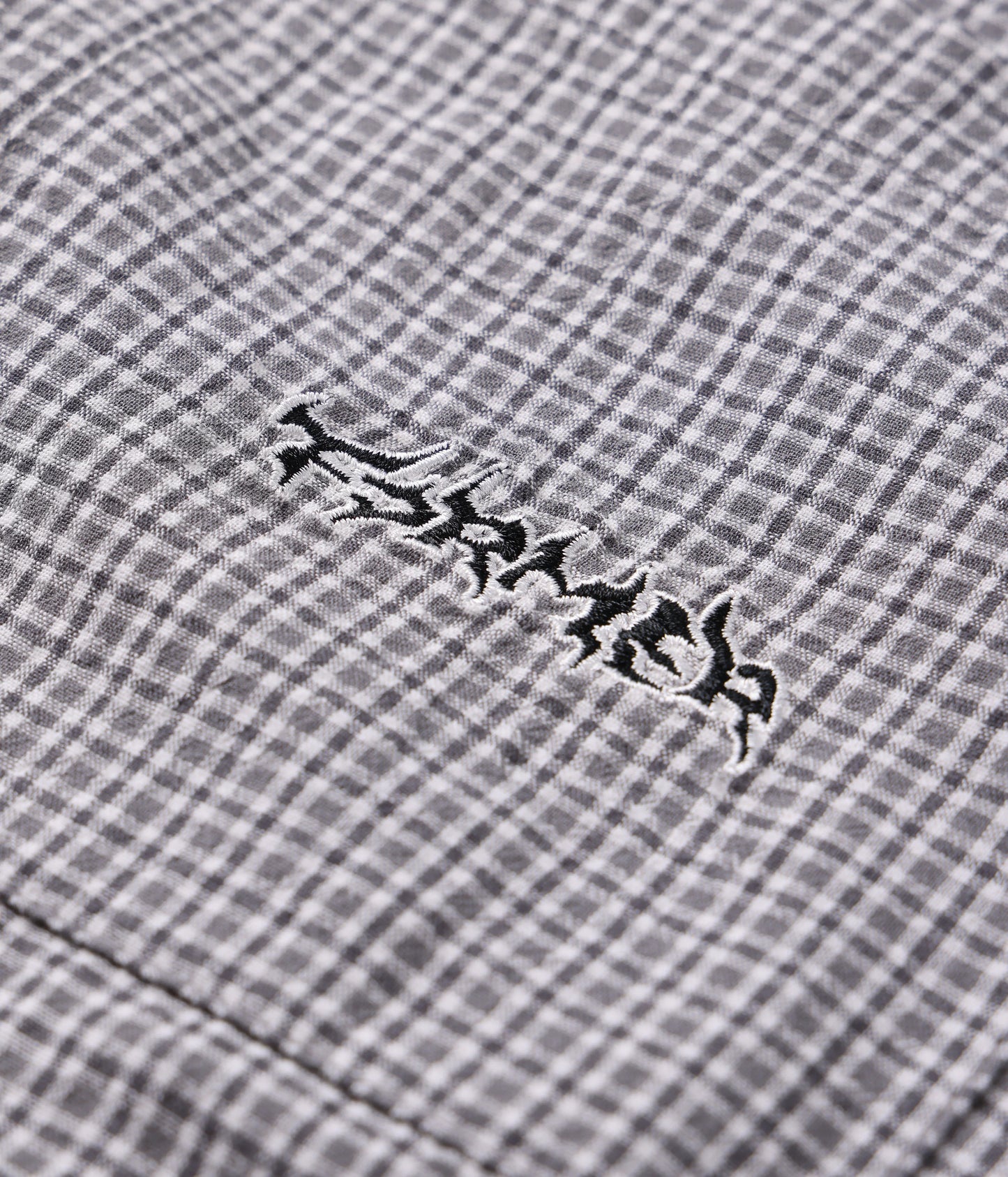 Vivian Check SS Shirt - Black