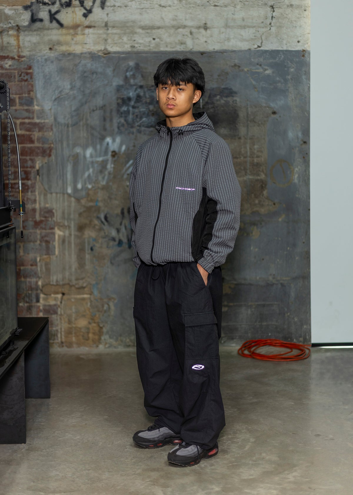 Friends Of 'Oval' Baggy Cargo Pant - Black
