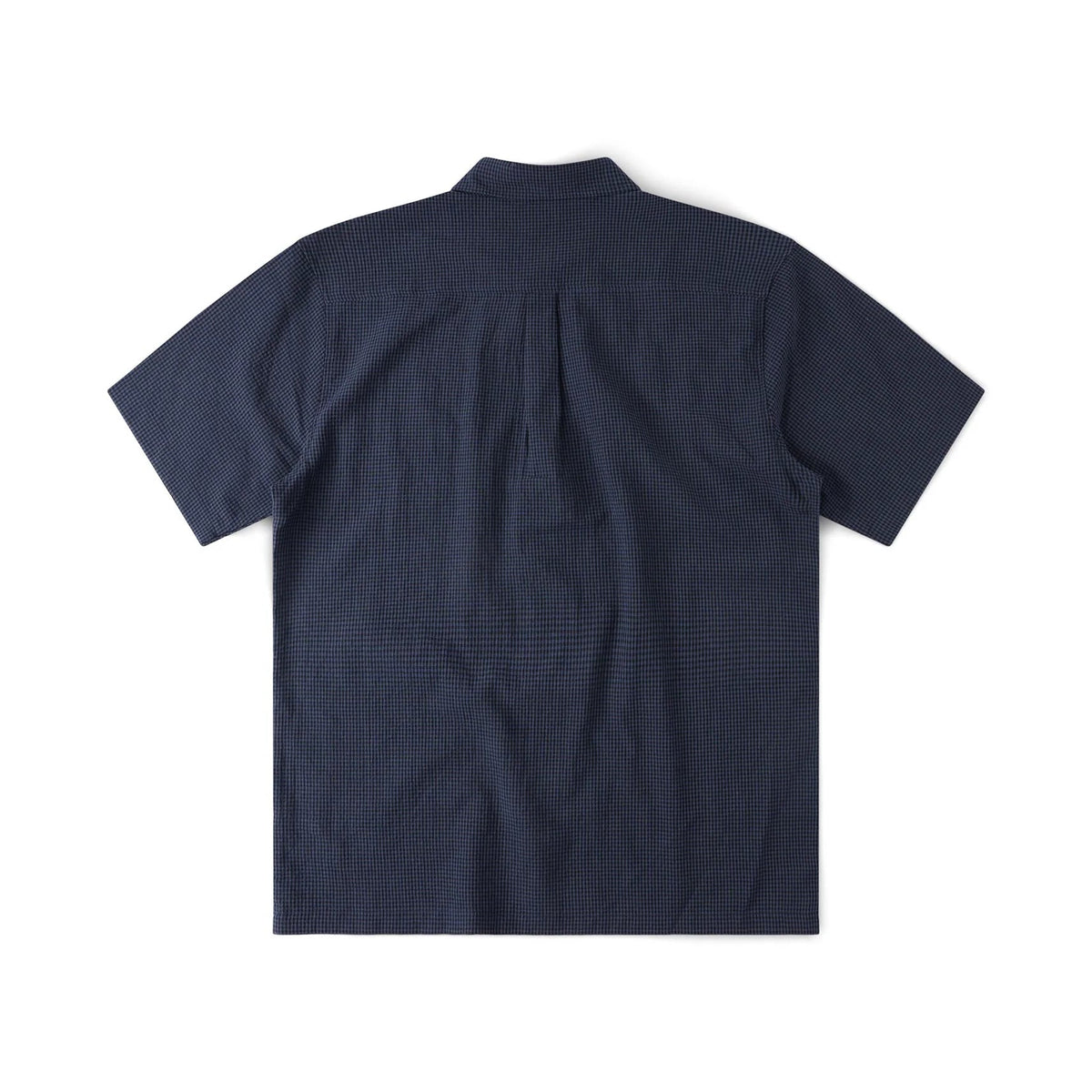 Vivian Check SS Shirt - Navy