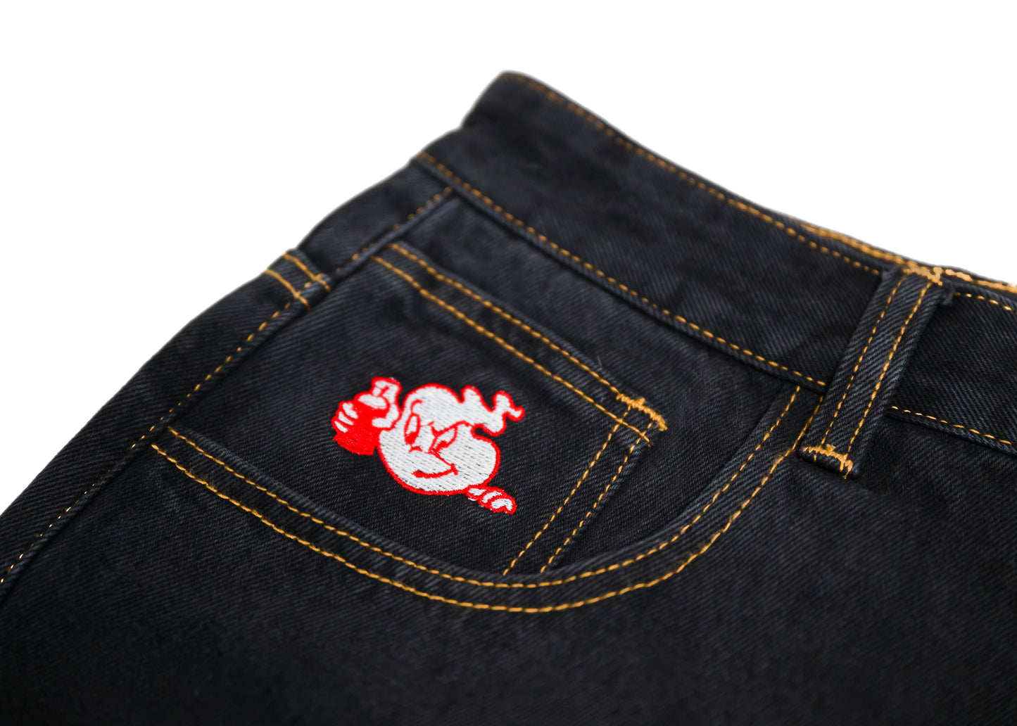 Friends Of 'Ghost' Denim Short - Washed Black