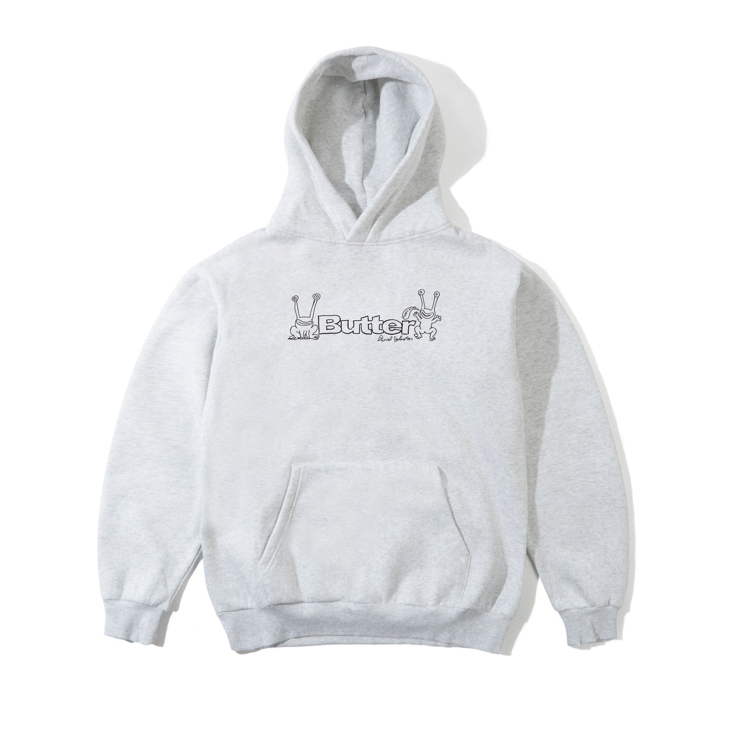 Frog Logo Pullover Hood - Ash