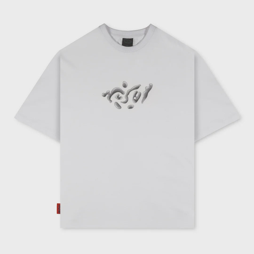 Jigsaw Chrome Tee - White