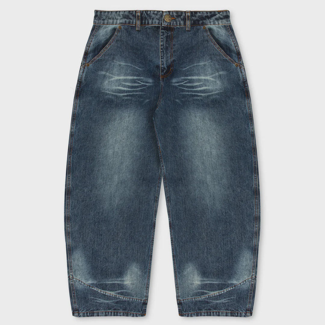 Seeker Washed Denim Jean - Blue