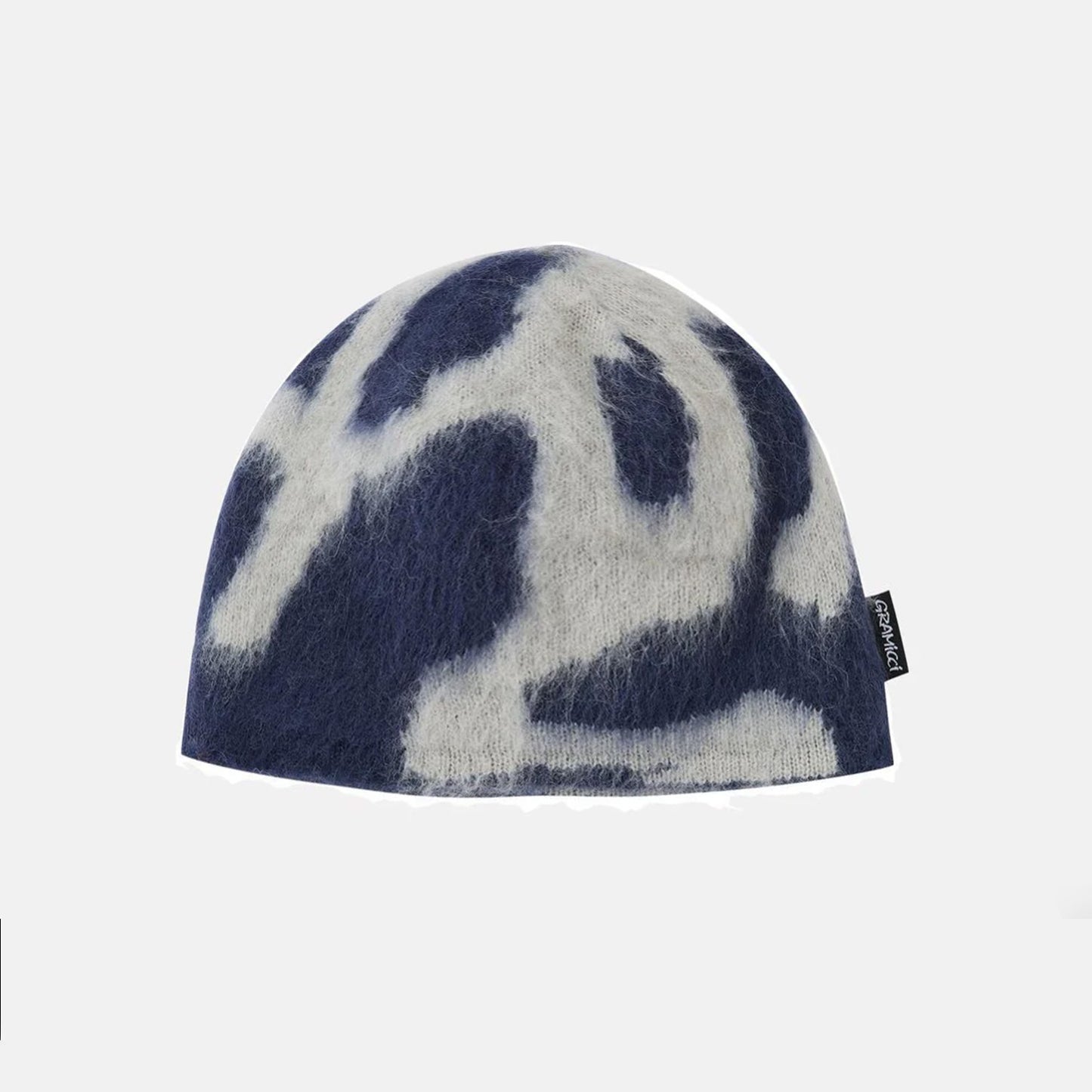 Mohair Burly Runningman Beanie - Midnight