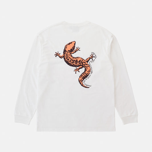 Gecko L/S Tee - White