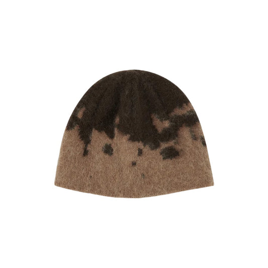 Mohair Splatter Beanie - Taupe Splatter