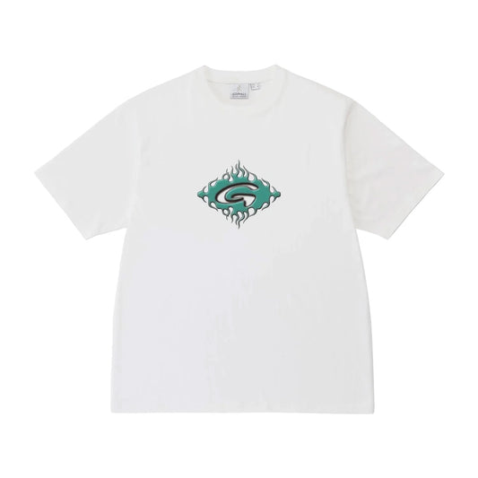 Flames Tee - White