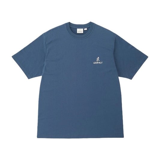 One Point Logo Tee - Dusky Blue