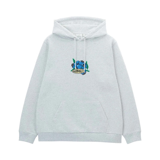 Blueberry Hooded Sweatshirt - Heather Ash