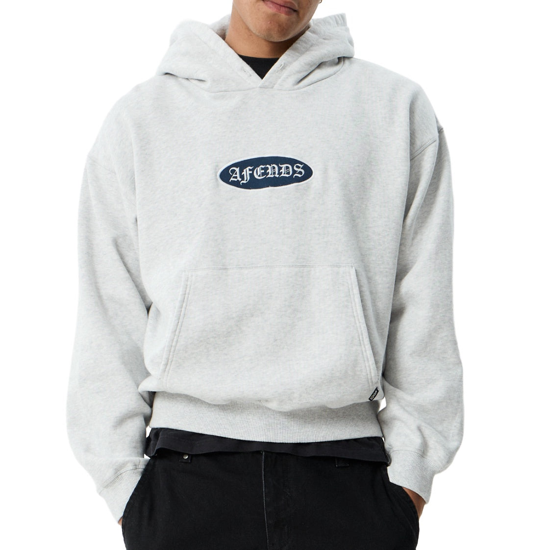 Supply - Pull On Hood - Grey Marle